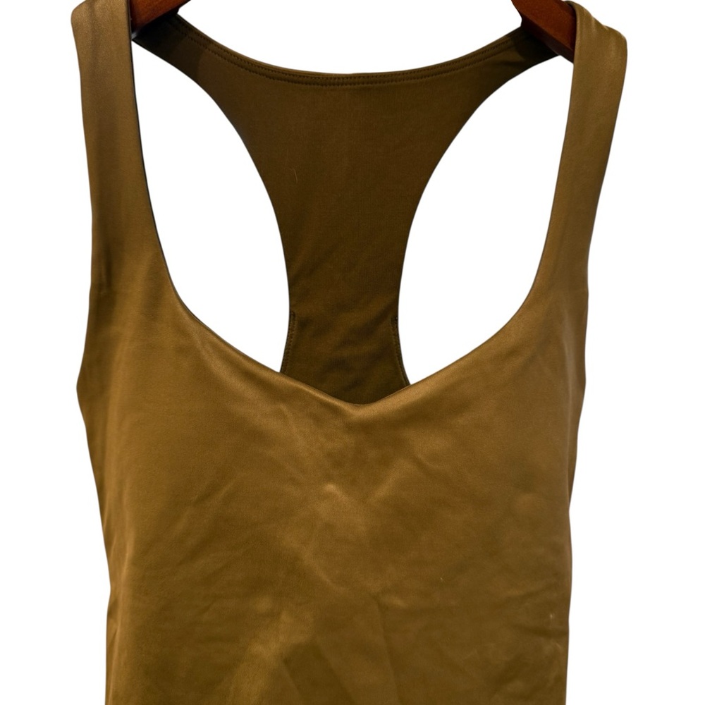 Fabletics Olive Green Built-In Bra Tank NWT - Picture 3 of 10